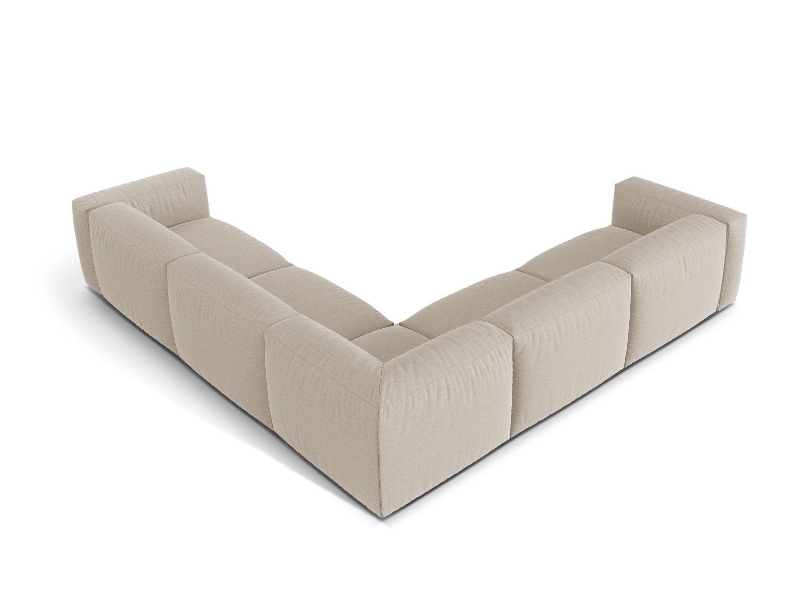 Modular Symmetrical Corner Sofa XL, "Martina", 5 Seats, 316x316x75