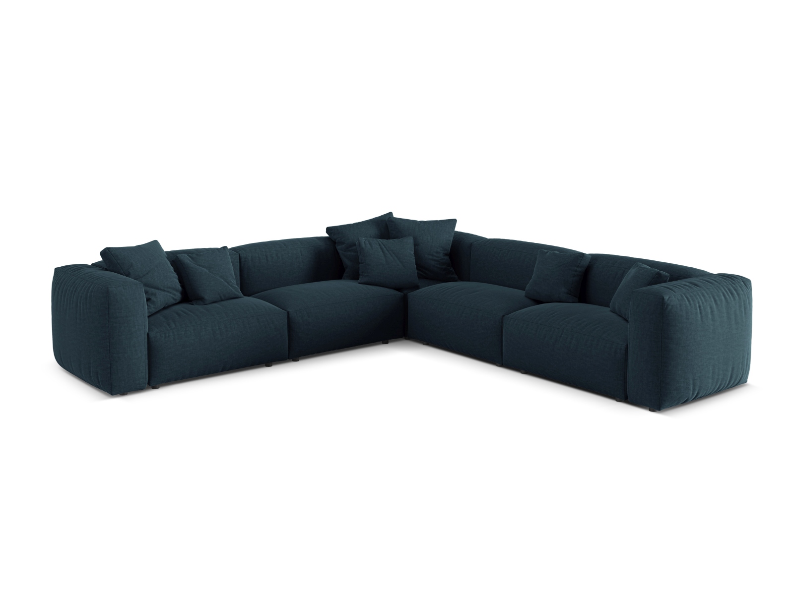 Modular Symmetrical Corner Sofa XL, "Martina", 5 Seats, 316x316x75