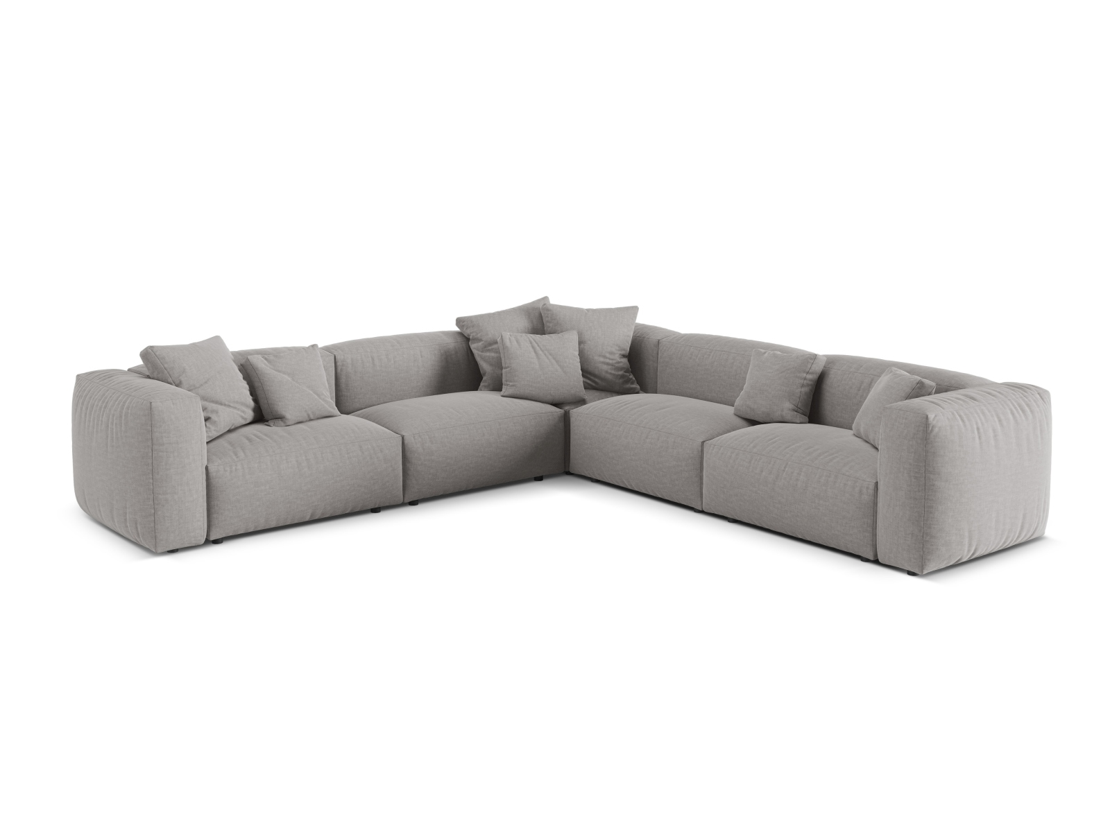 Modular Symmetrical Corner Sofa XL, "Martina", 5 Seats, 316x316x75