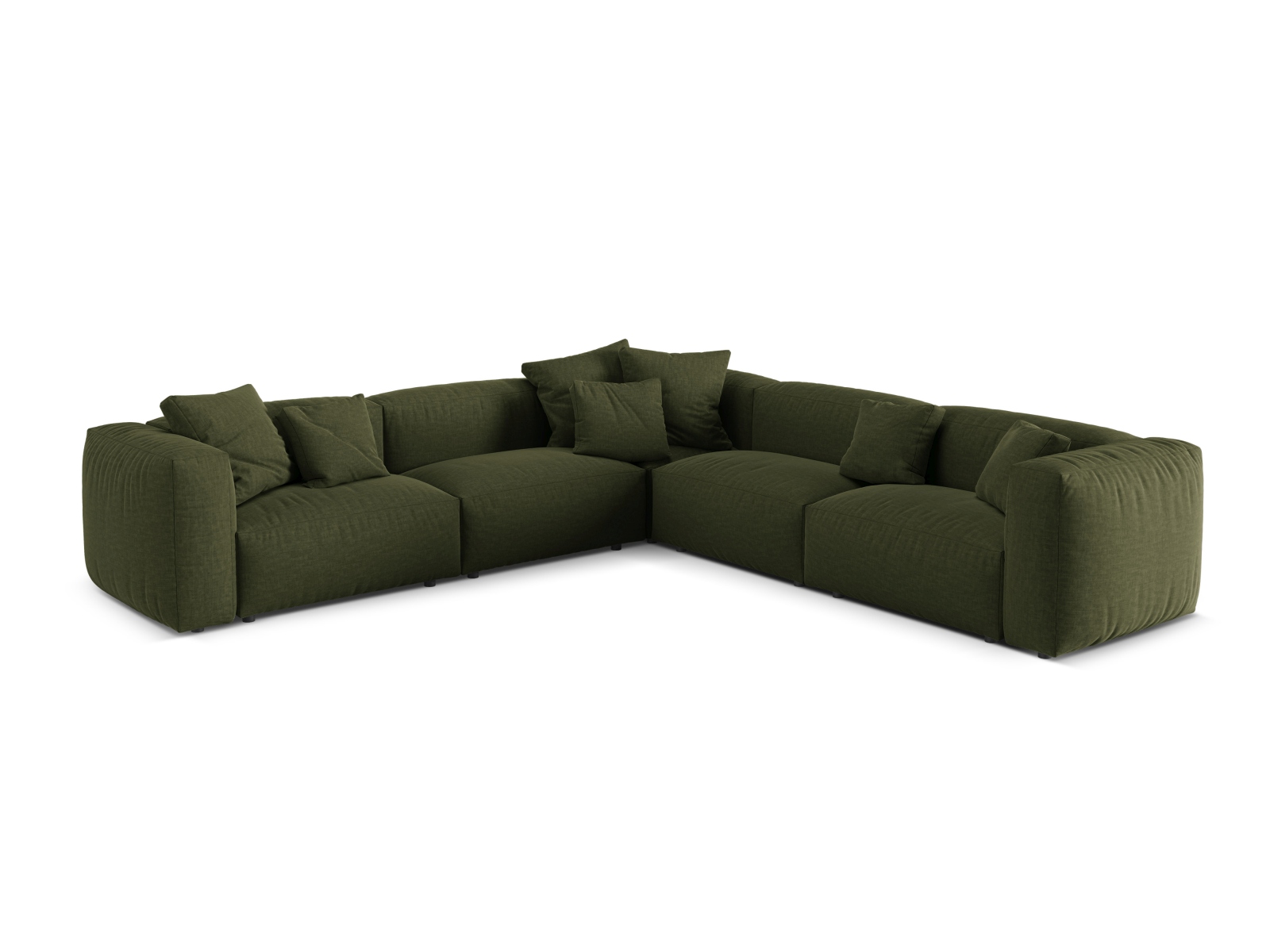 Modular Symmetrical Corner Sofa XL, "Martina", 5 Seats, 316x316x75