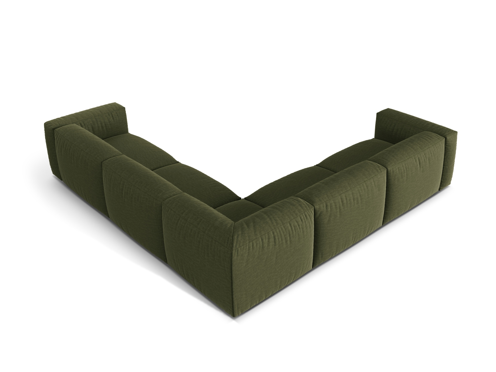 Modular Symmetrical Corner Sofa XL, "Martina", 5 Seats, 316x316x75