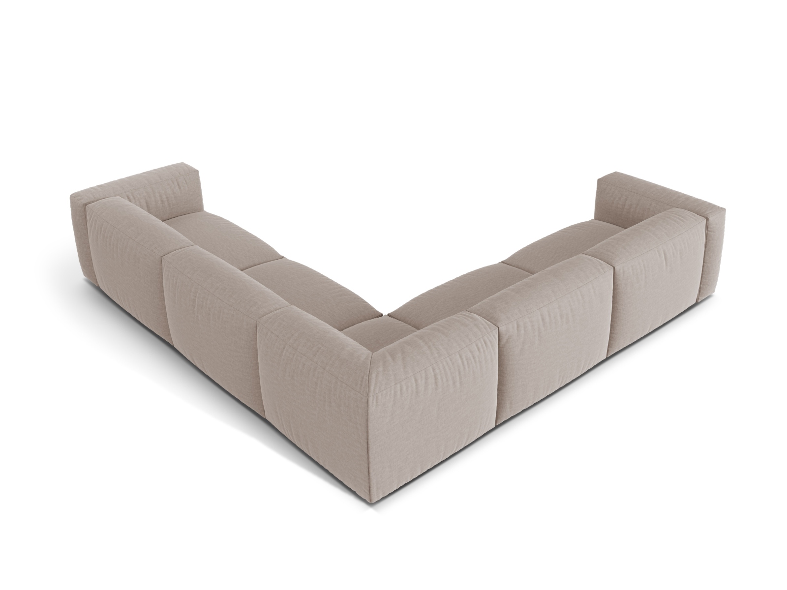 Modular Symmetrical Corner Sofa XL, "Martina", 5 Seats, 316x316x75