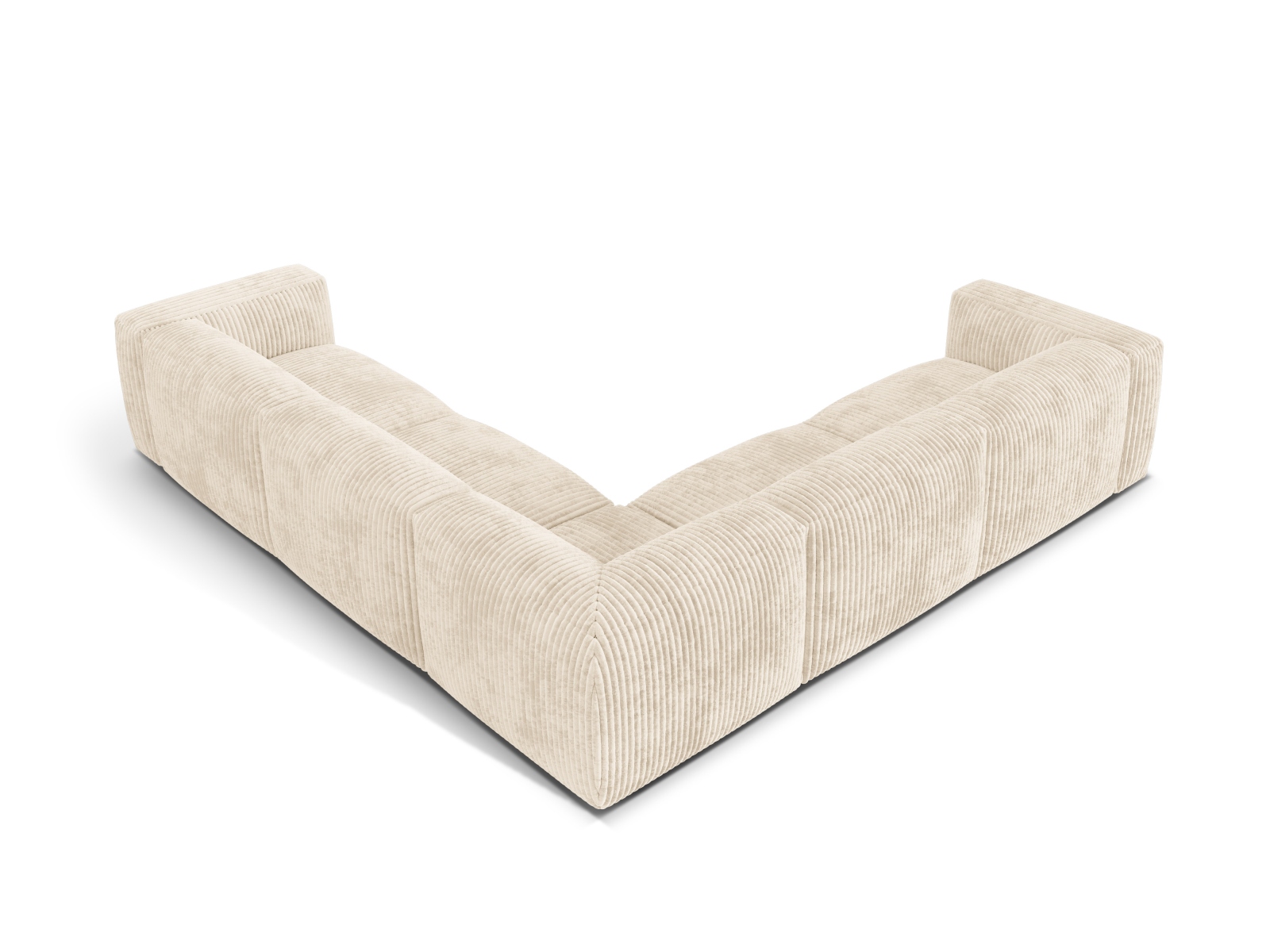 Modular Symmetrical Corner Sofa XL, "Martina", 5 Seats, 316x316x75