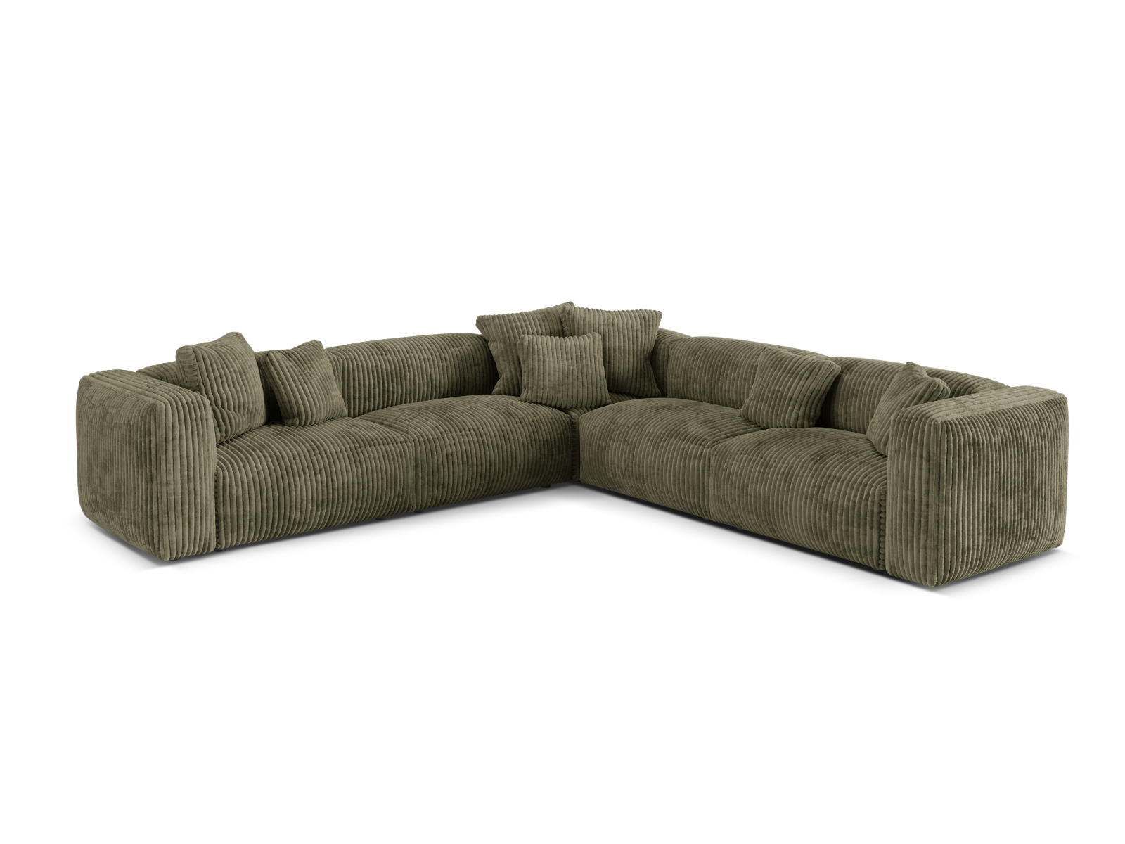 Modular Symmetrical Corner Sofa XL, "Martina", 5 Seats, 316x316x75