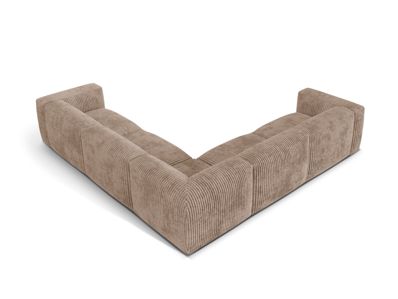 Modular Symmetrical Corner Sofa XL, "Martina", 5 Seats, 316x316x75