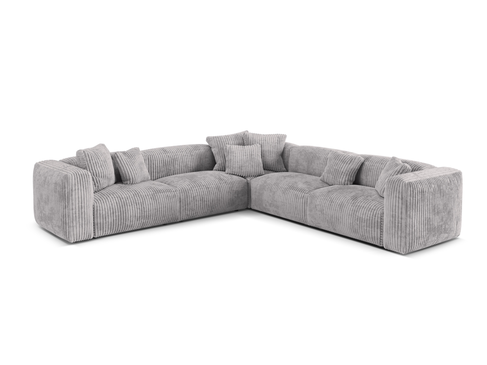 Modular Symmetrical Corner Sofa XL, "Martina", 5 Seats, 316x316x75