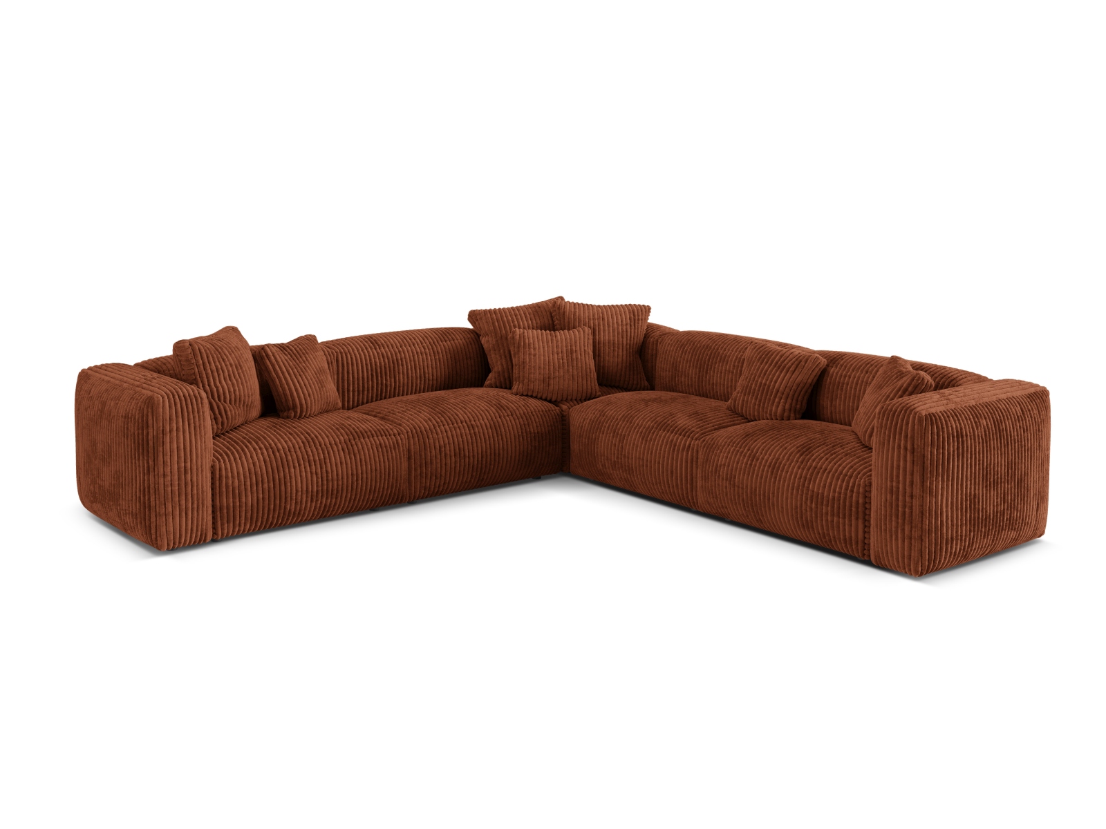 Modular Symmetrical Corner Sofa XL, "Martina", 5 Seats, 316x316x75