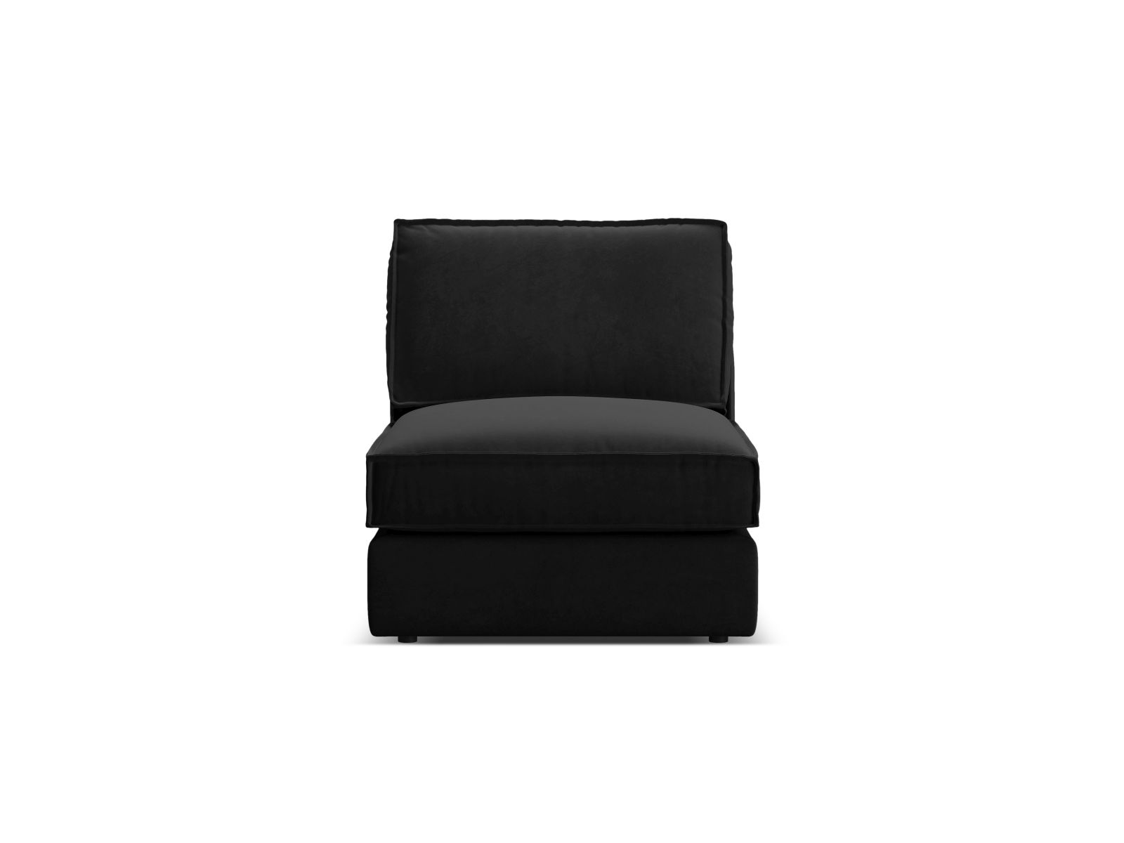 Velvet Modul Armless, "Pola", 1 Seat, 80x103x88