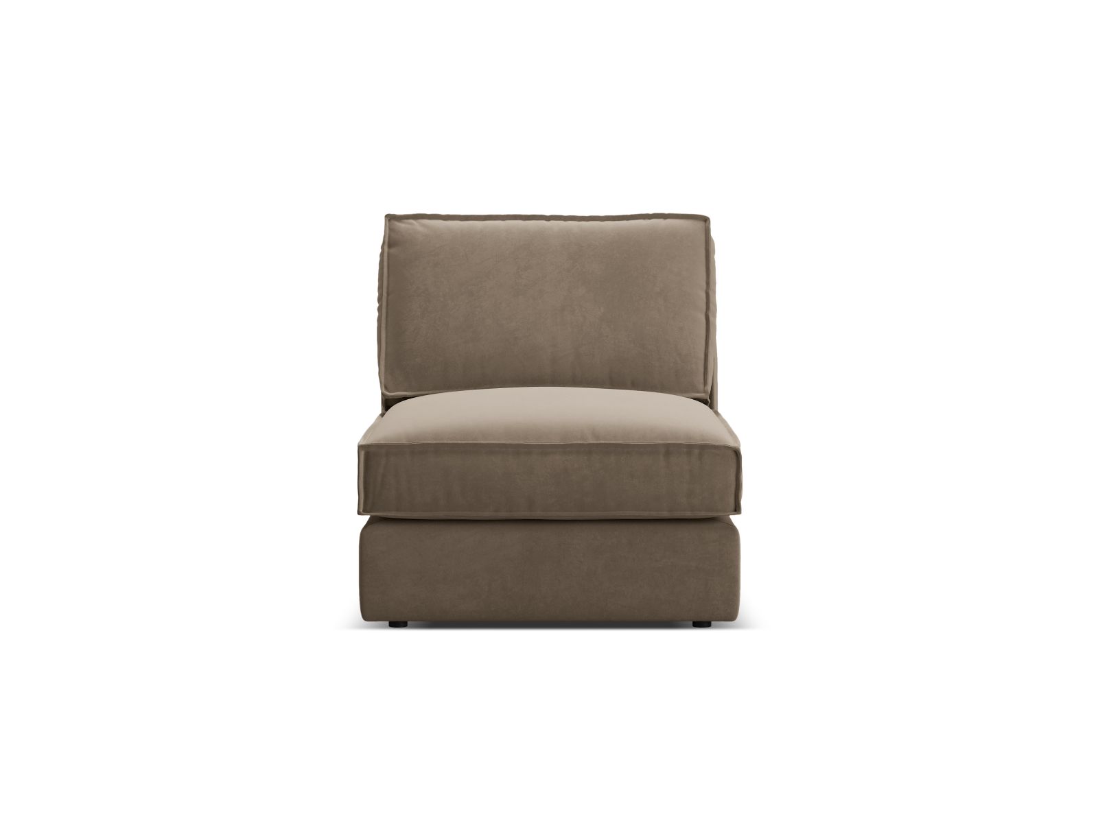 Velvet Modul Armless, "Pola", 1 Seat, 80x103x88
