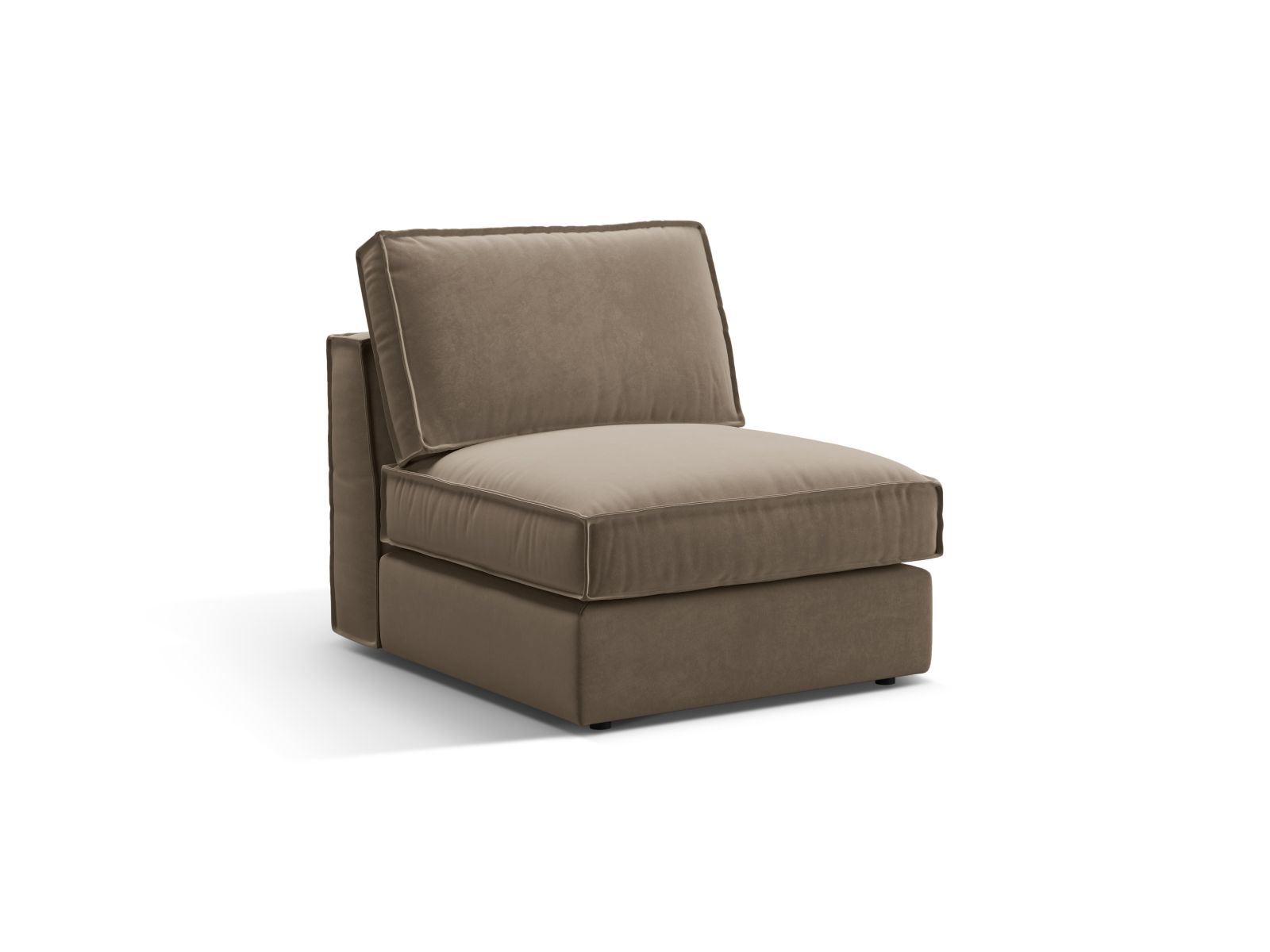 Velvet Modul Armless, "Pola", 1 Seat, 80x103x88