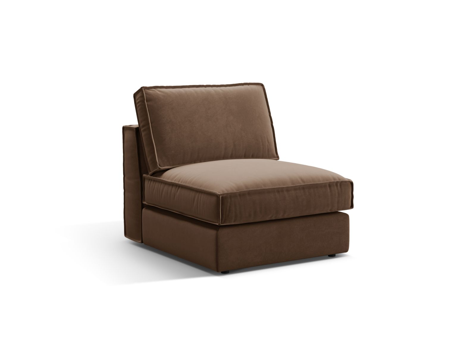 Velvet Modul Armless, "Pola", 1 Seat, 80x103x88
