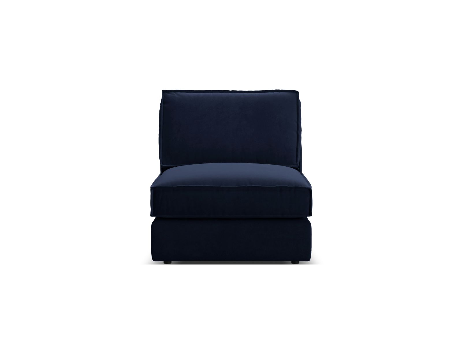Velvet Modul Armless, "Pola", 1 Seat, 80x103x88