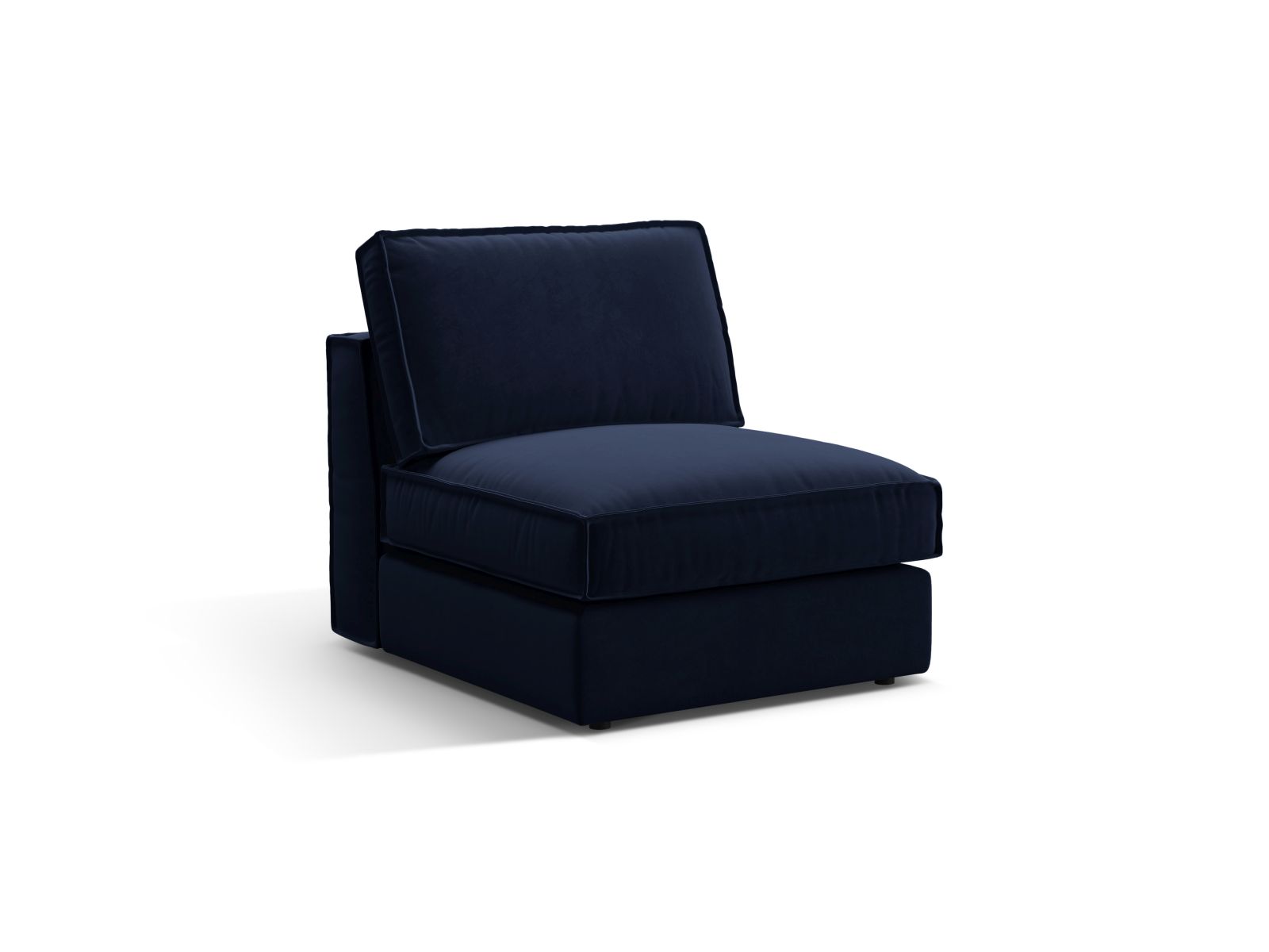 Velvet Modul Armless, "Pola", 1 Seat, 80x103x88