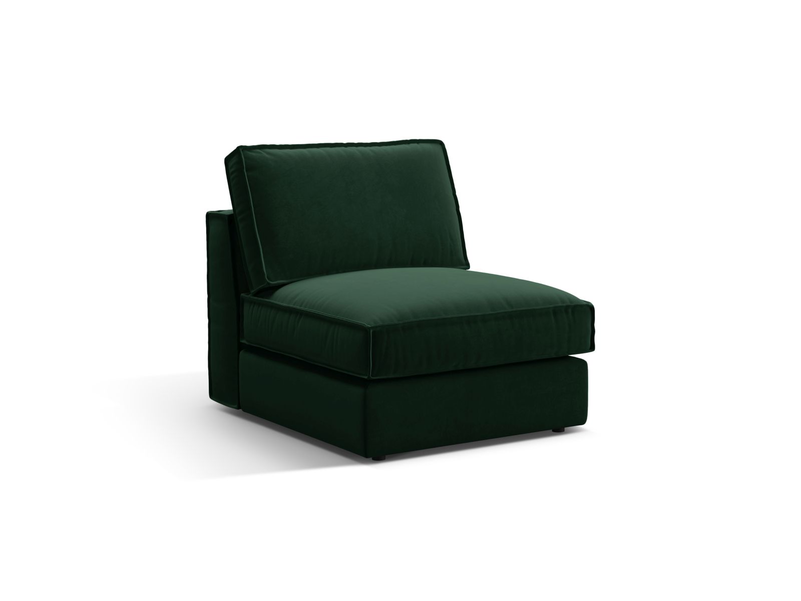Velvet Modul Armless, "Pola", 1 Seat, 80x103x88