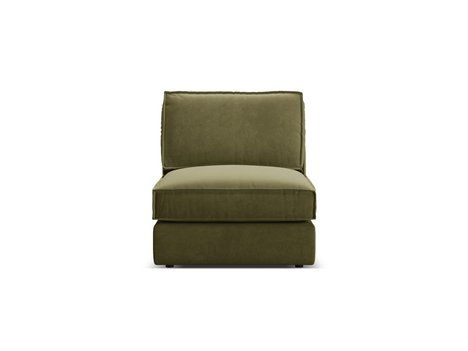 Velvet Modul Armless, "Pola", 1 Seat, 80x103x88