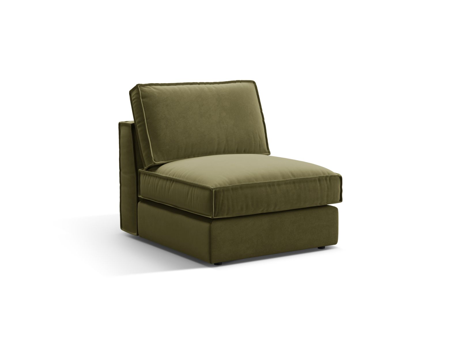 Velvet Modul Armless, "Pola", 1 Seat, 80x103x88