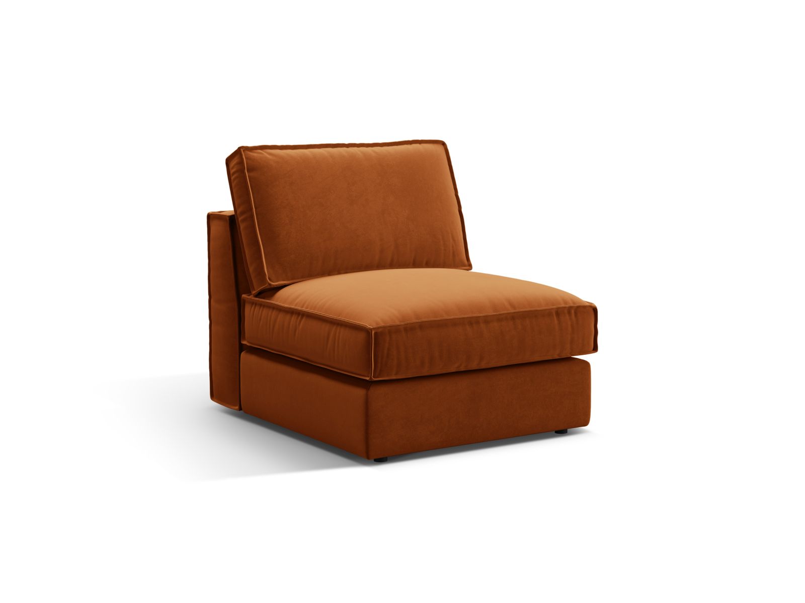 Velvet Modul Armless, "Pola", 1 Seat, 80x103x88