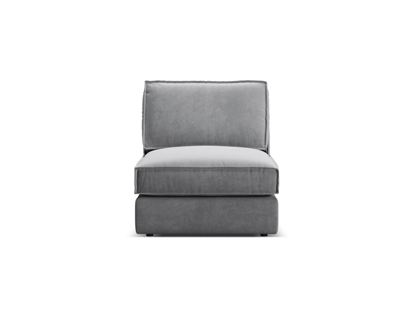 Velvet Modul Armless, "Pola", 1 Seat, 80x103x88