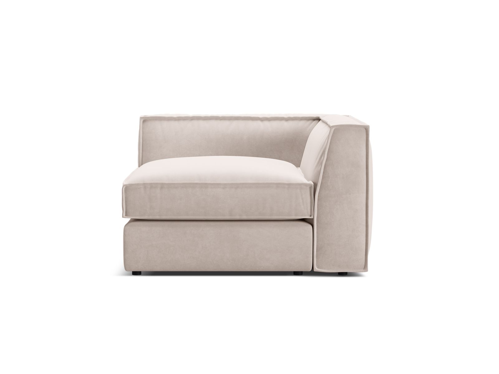 Velvet Modul Corner, "Pola", 1 Seat, 103x103x88