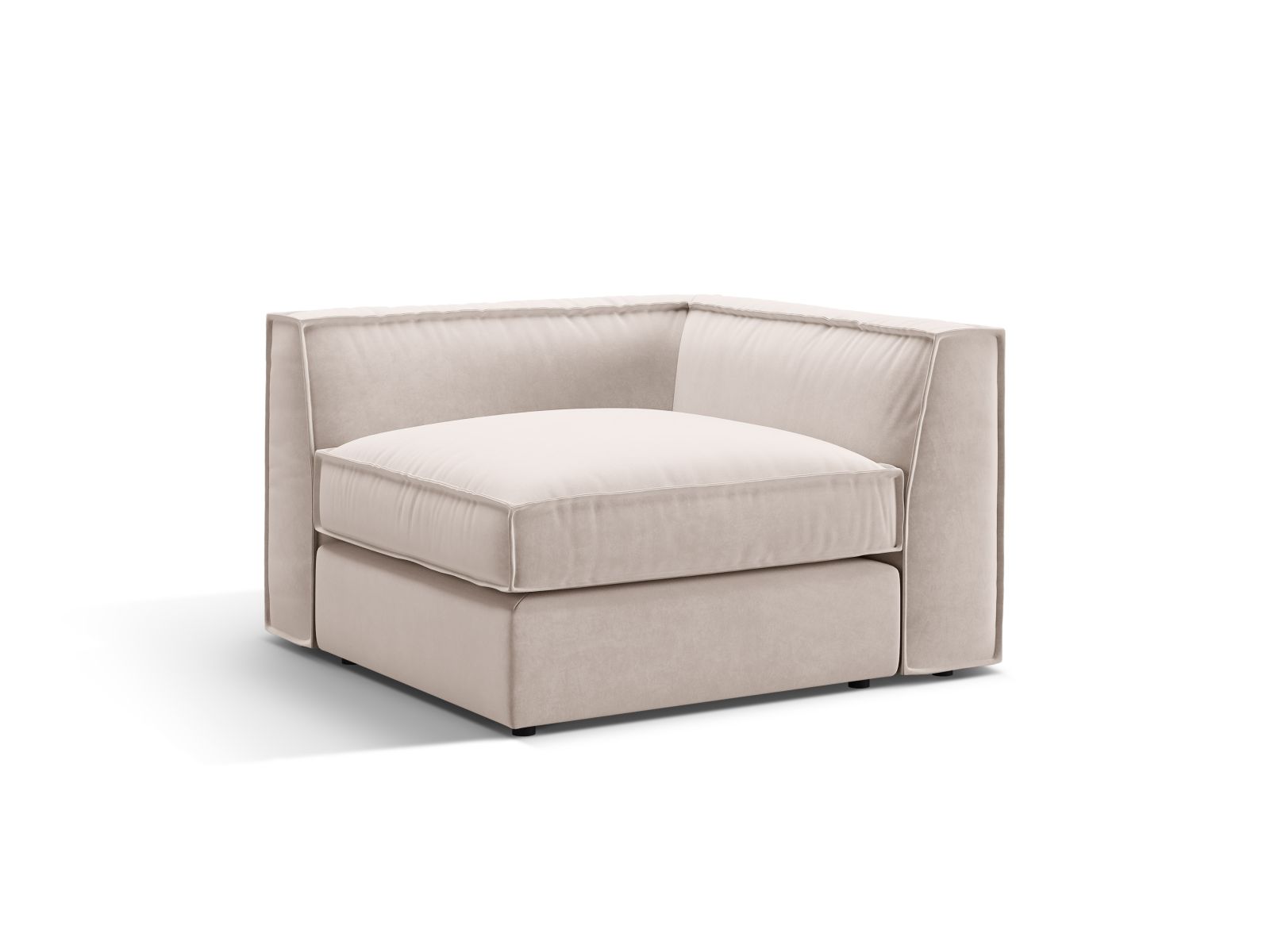 Velvet Modul Corner, "Pola", 1 Seat, 103x103x88