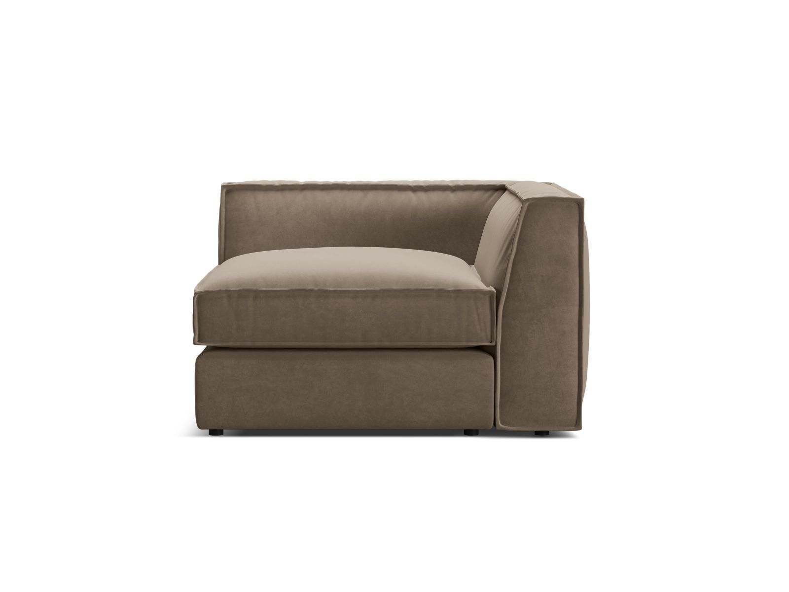 Velvet Modul Corner, "Pola", 1 Seat, 103x103x88