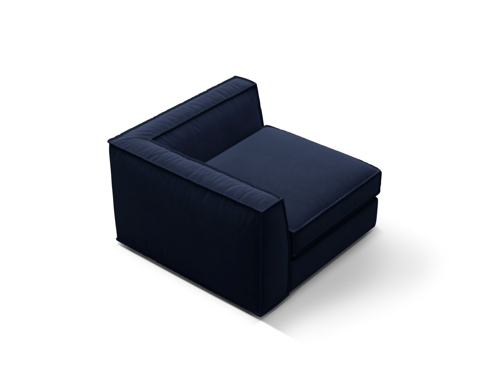 Velvet Modul Corner, "Pola", 1 Seat, 103x103x88