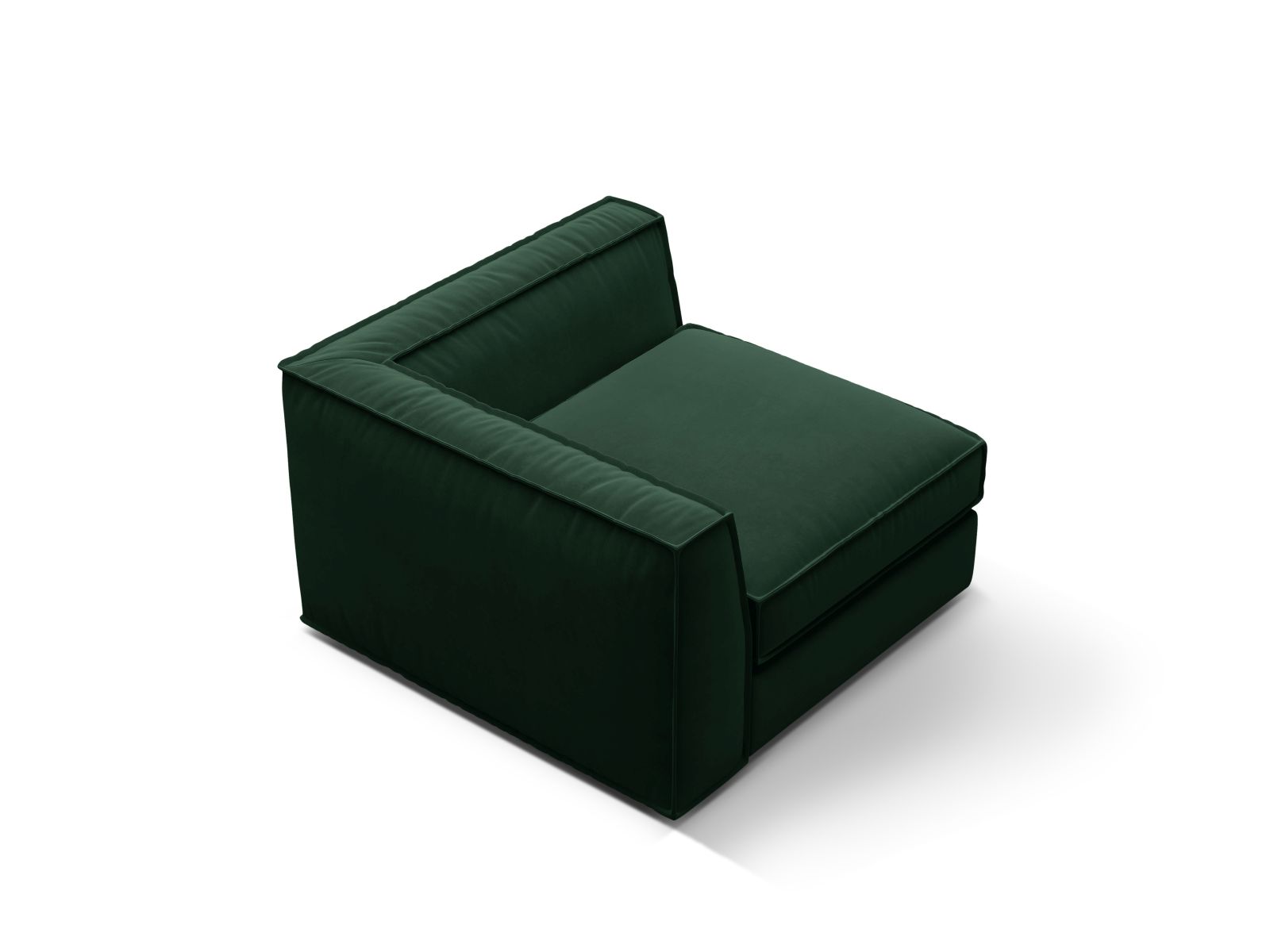 Velvet Modul Corner, "Pola", 1 Seat, 103x103x88