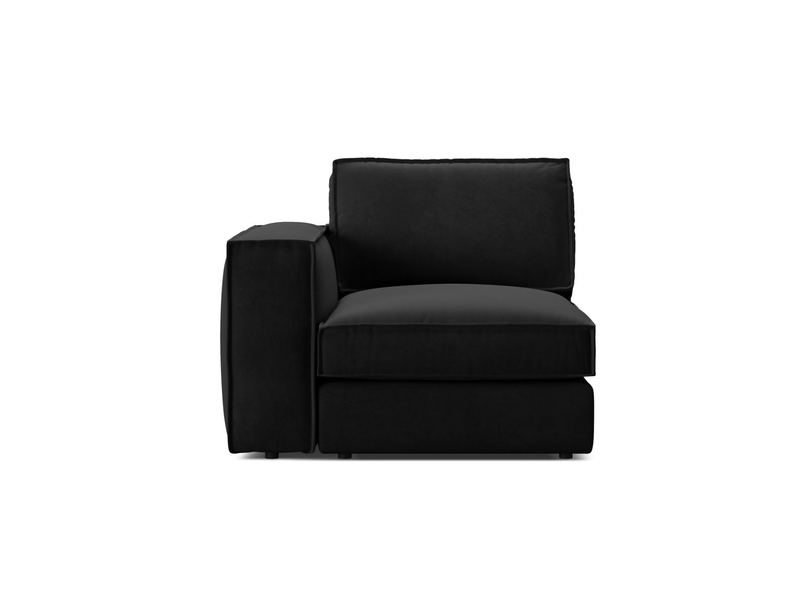 Velvet Modul Left, "Pola", 1 Seat, 103x103x88