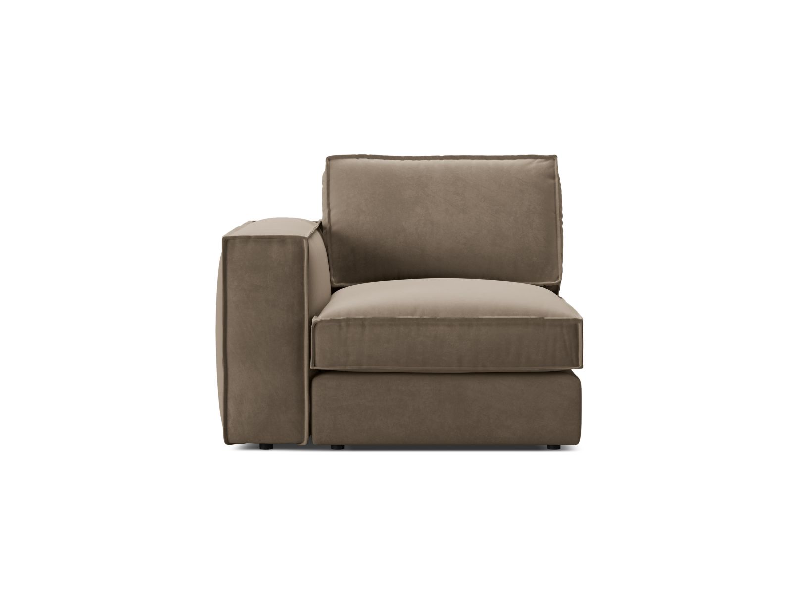 Velvet Modul Left, "Pola", 1 Seat, 103x103x88