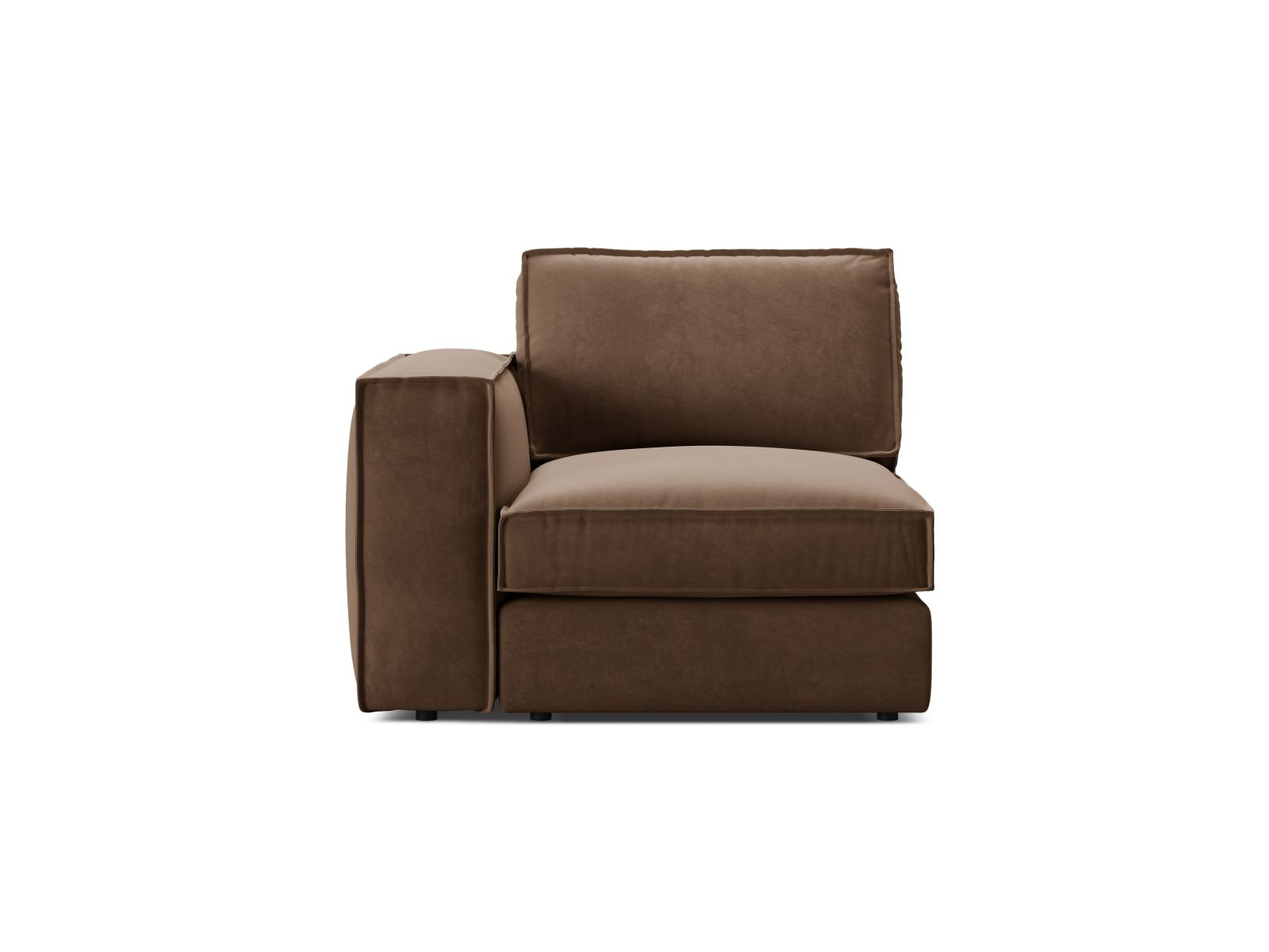 Velvet Modul Left, "Pola", 1 Seat, 103x103x88
