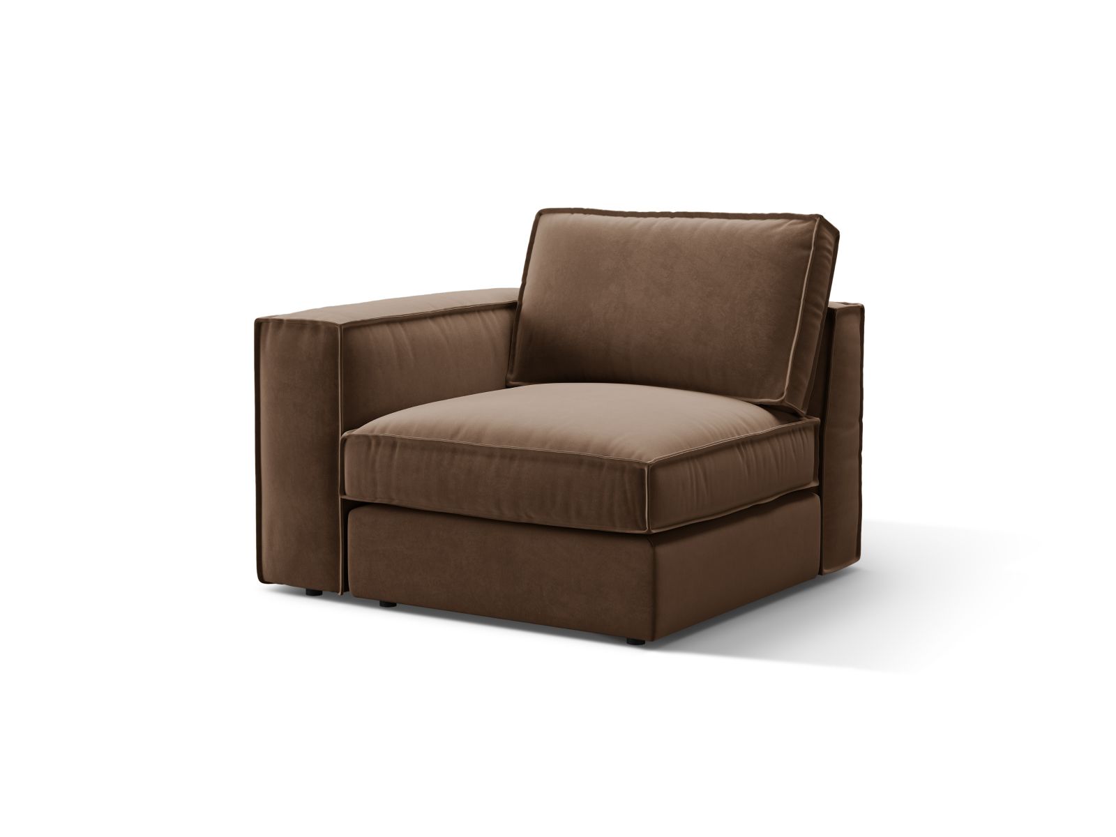 Velvet Modul Left, "Pola", 1 Seat, 103x103x88