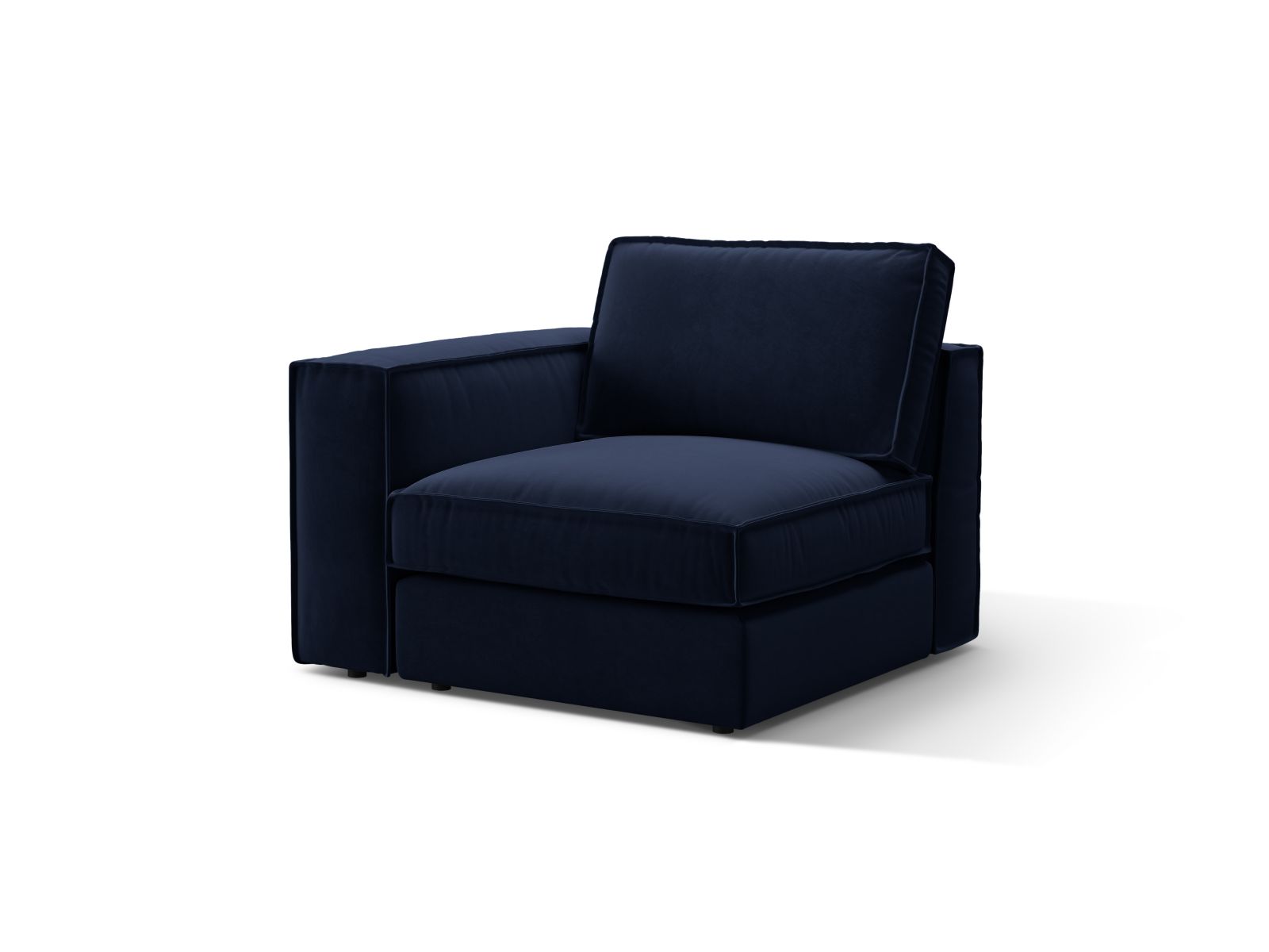 Velvet Modul Left, "Pola", 1 Seat, 103x103x88