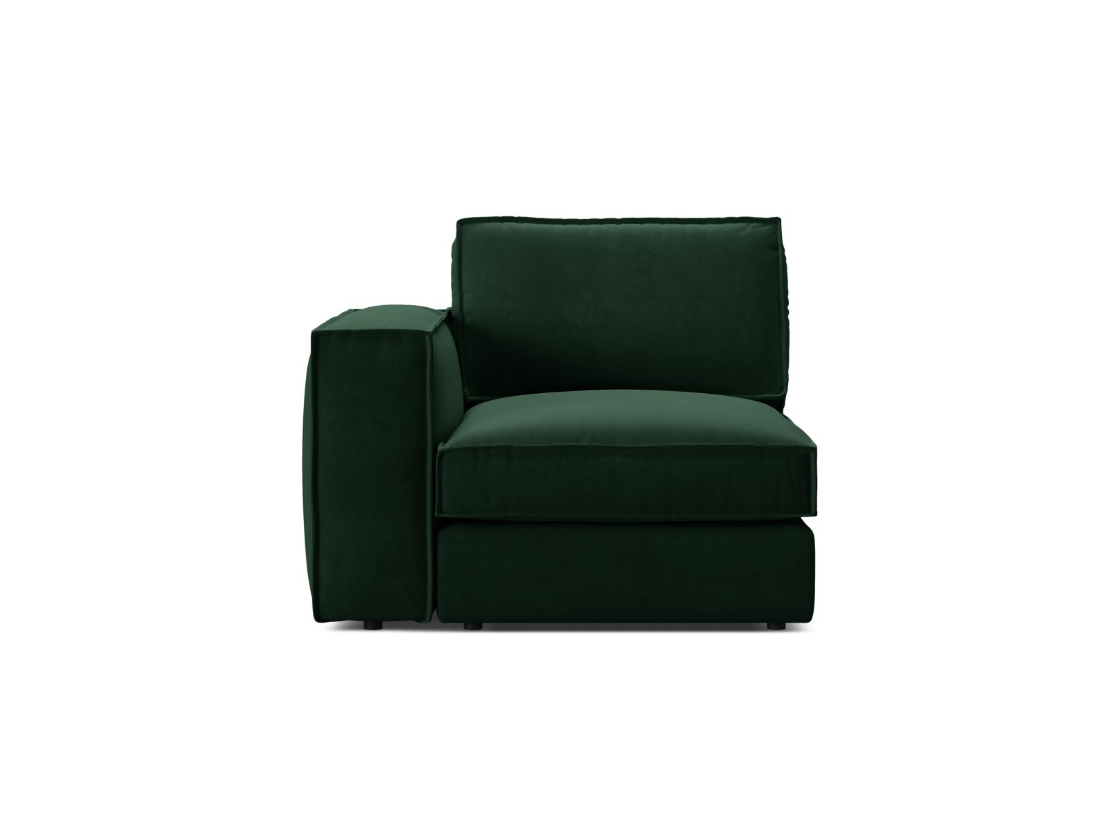 Velvet Modul Left, "Pola", 1 Seat, 103x103x88