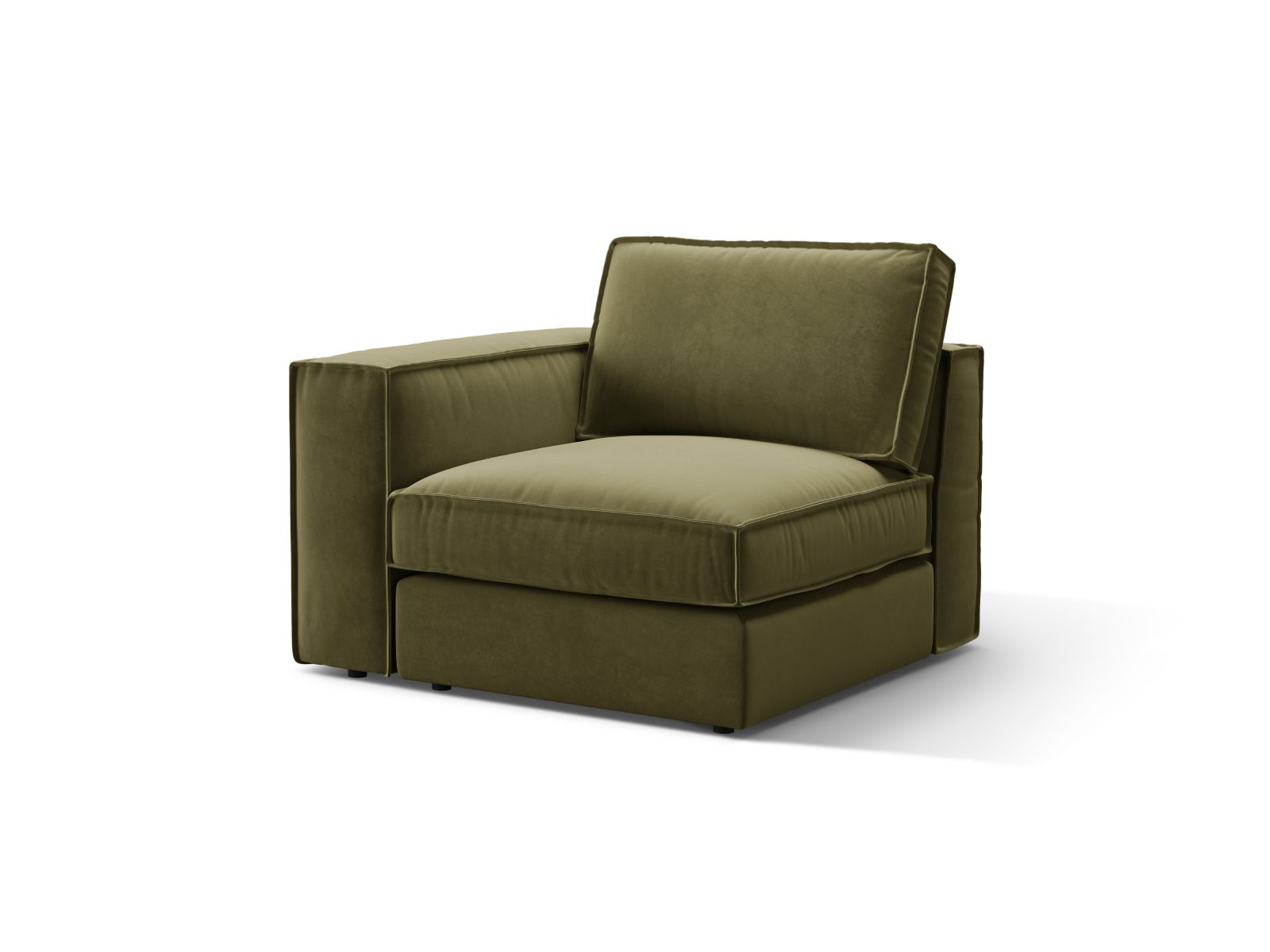 Velvet Modul Left, "Pola", 1 Seat, 103x103x88