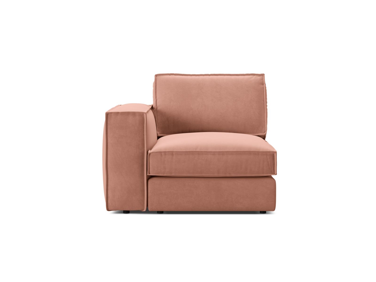 Velvet Modul Left, "Pola", 1 Seat, 103x103x88