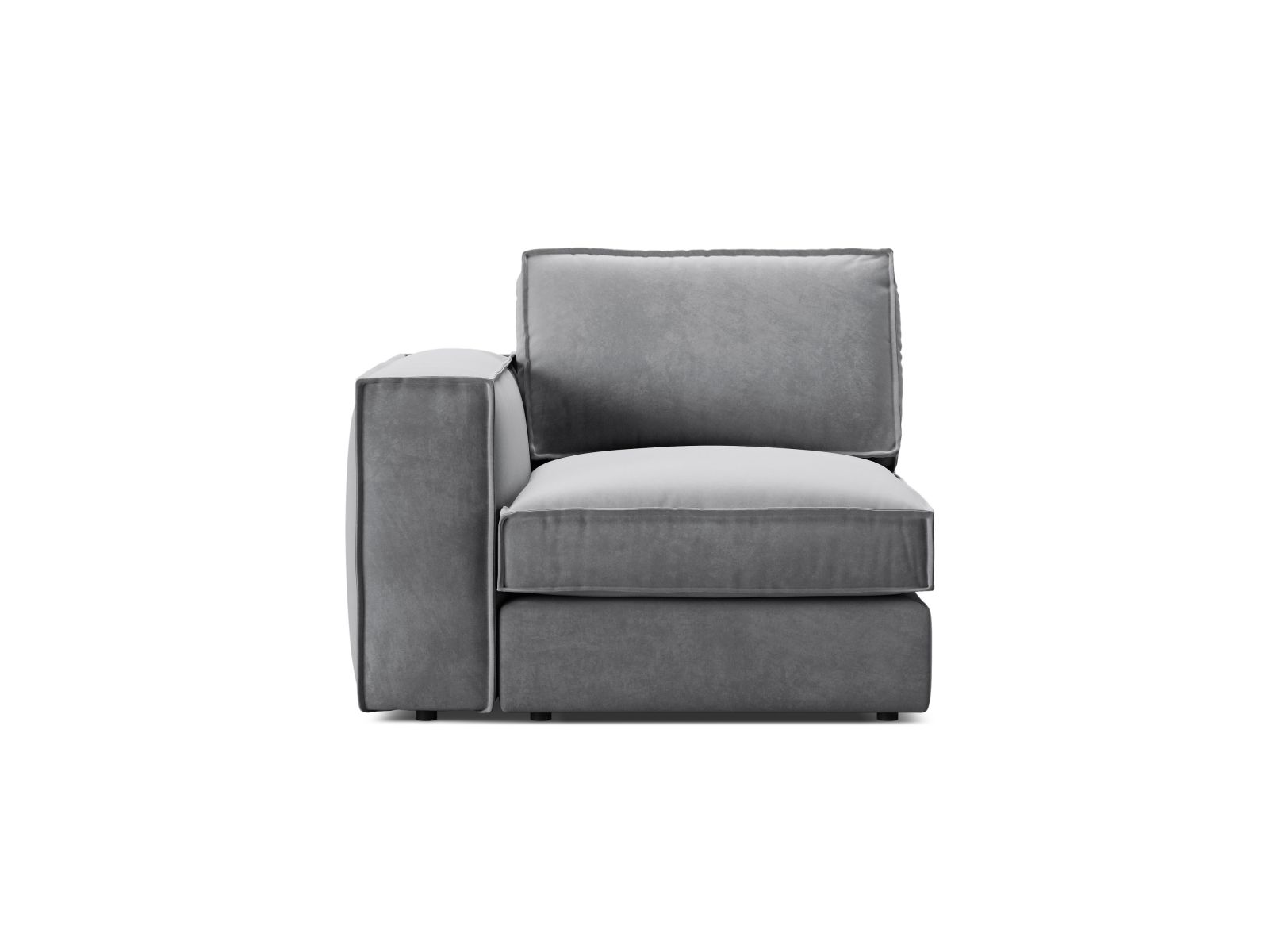 Velvet Modul Left, "Pola", 1 Seat, 103x103x88