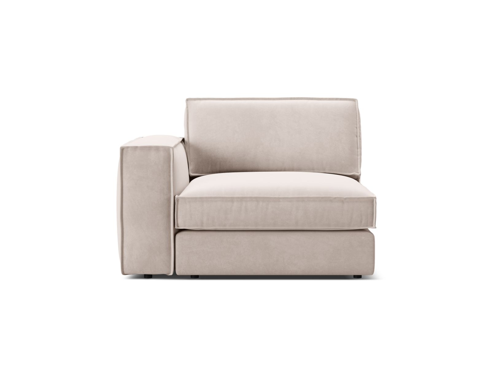Velvet Modul Left, "Pola", 1 Seat, 118x103x88