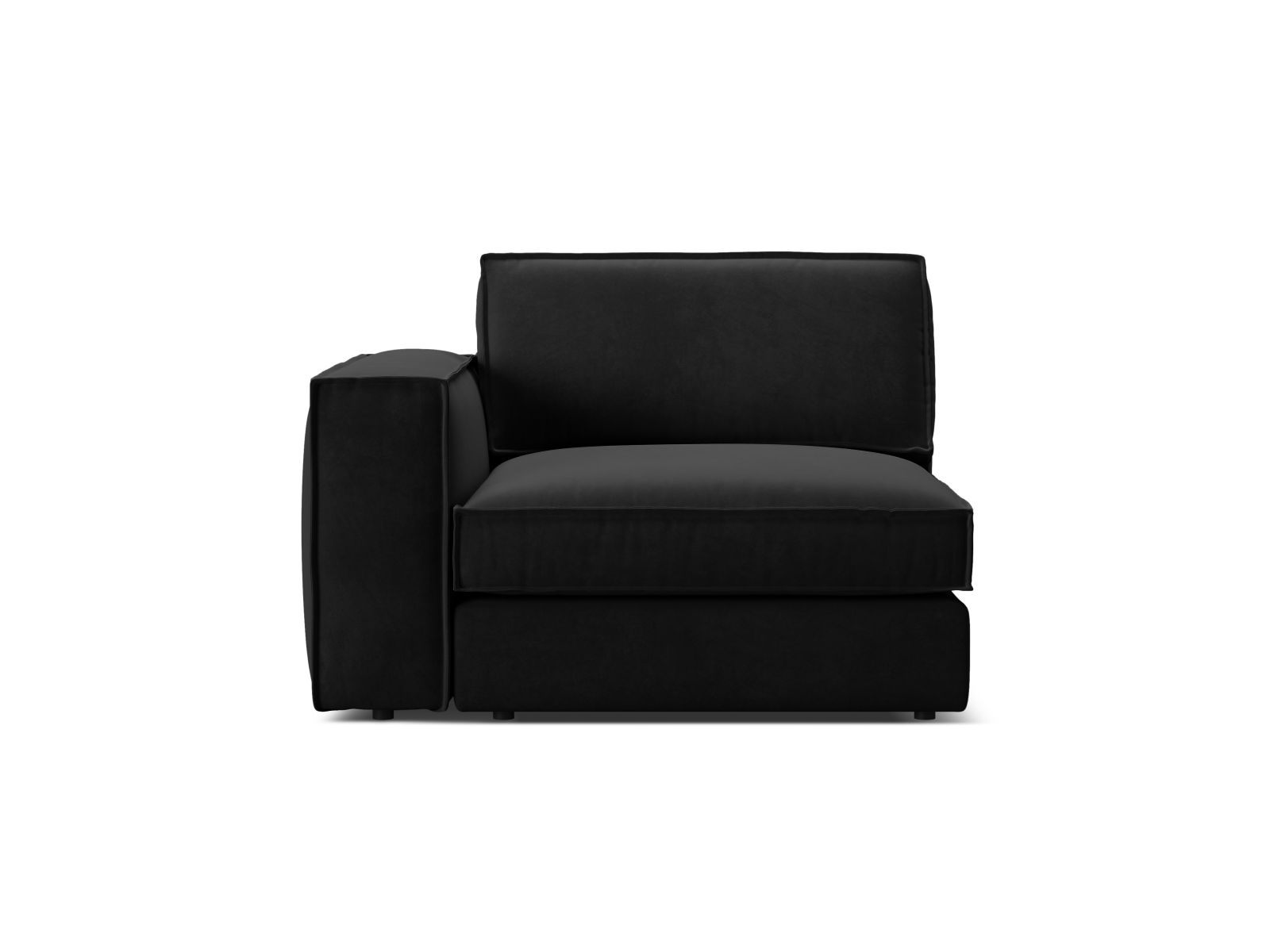 Velvet Modul Left, "Pola", 1 Seat, 118x103x88