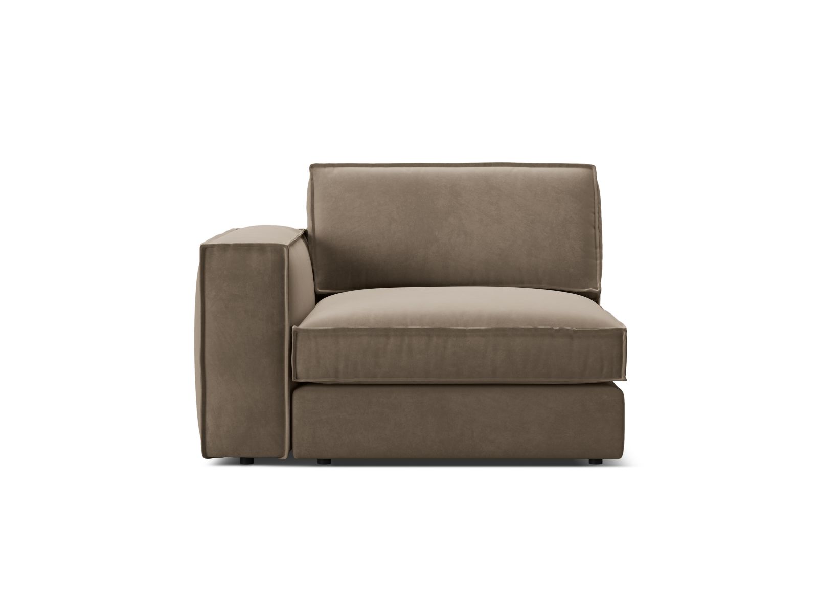 Velvet Modul Left, "Pola", 1 Seat, 118x103x88