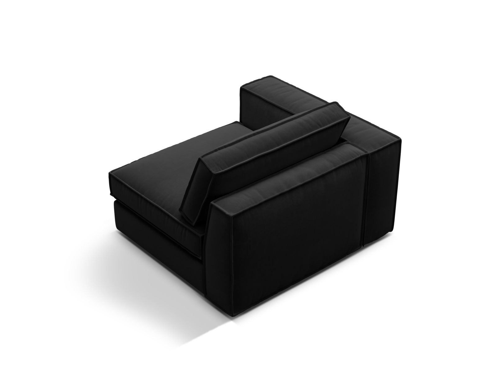 Velvet Modul Left, "Pola", 1 Seat, 118x103x88