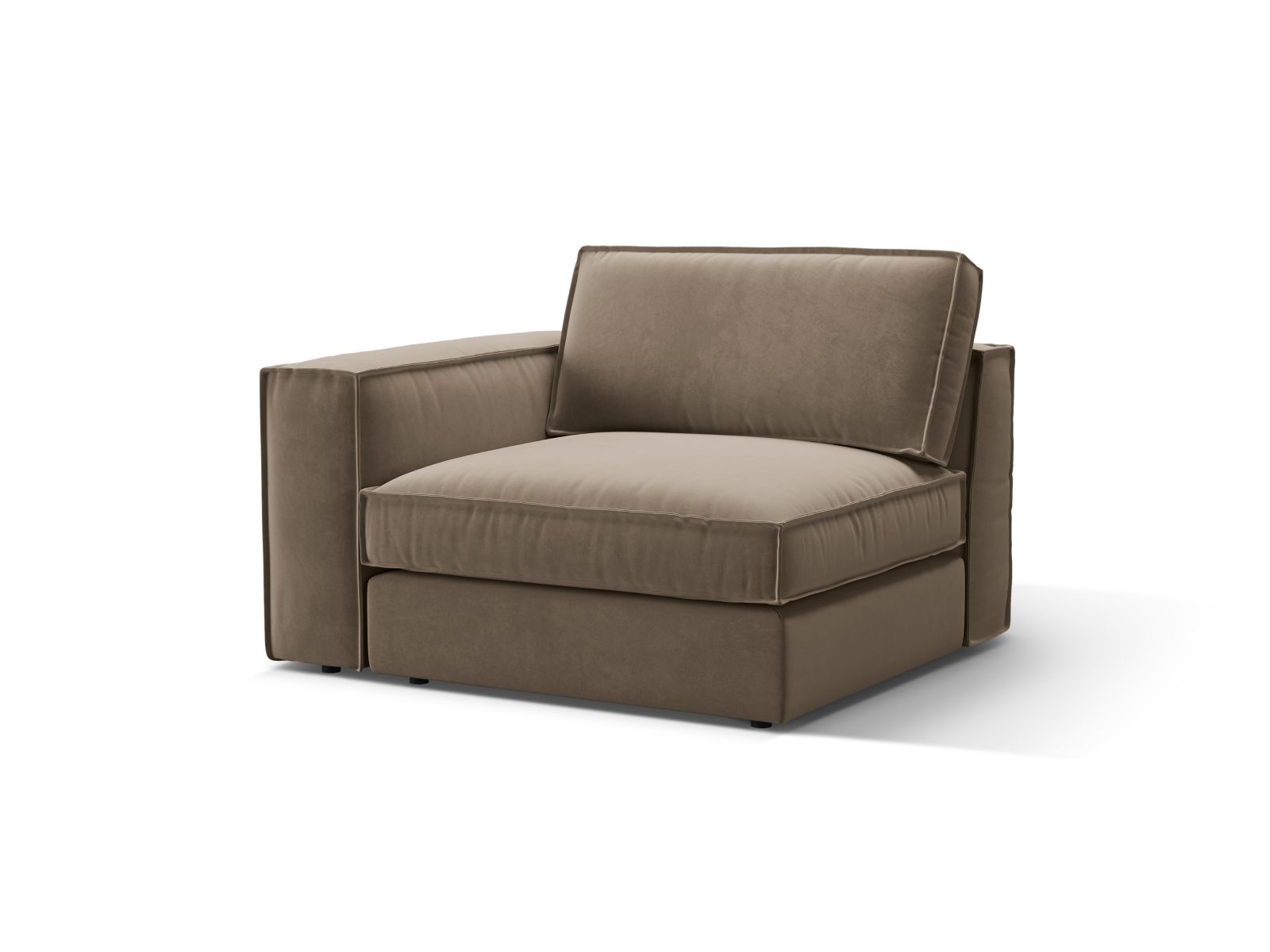 Velvet Modul Left, "Pola", 1 Seat, 118x103x88