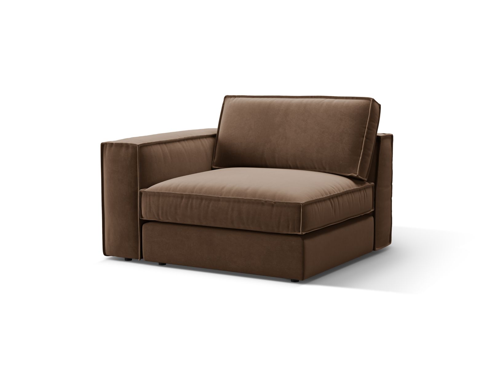 Velvet Modul Left, "Pola", 1 Seat, 118x103x88