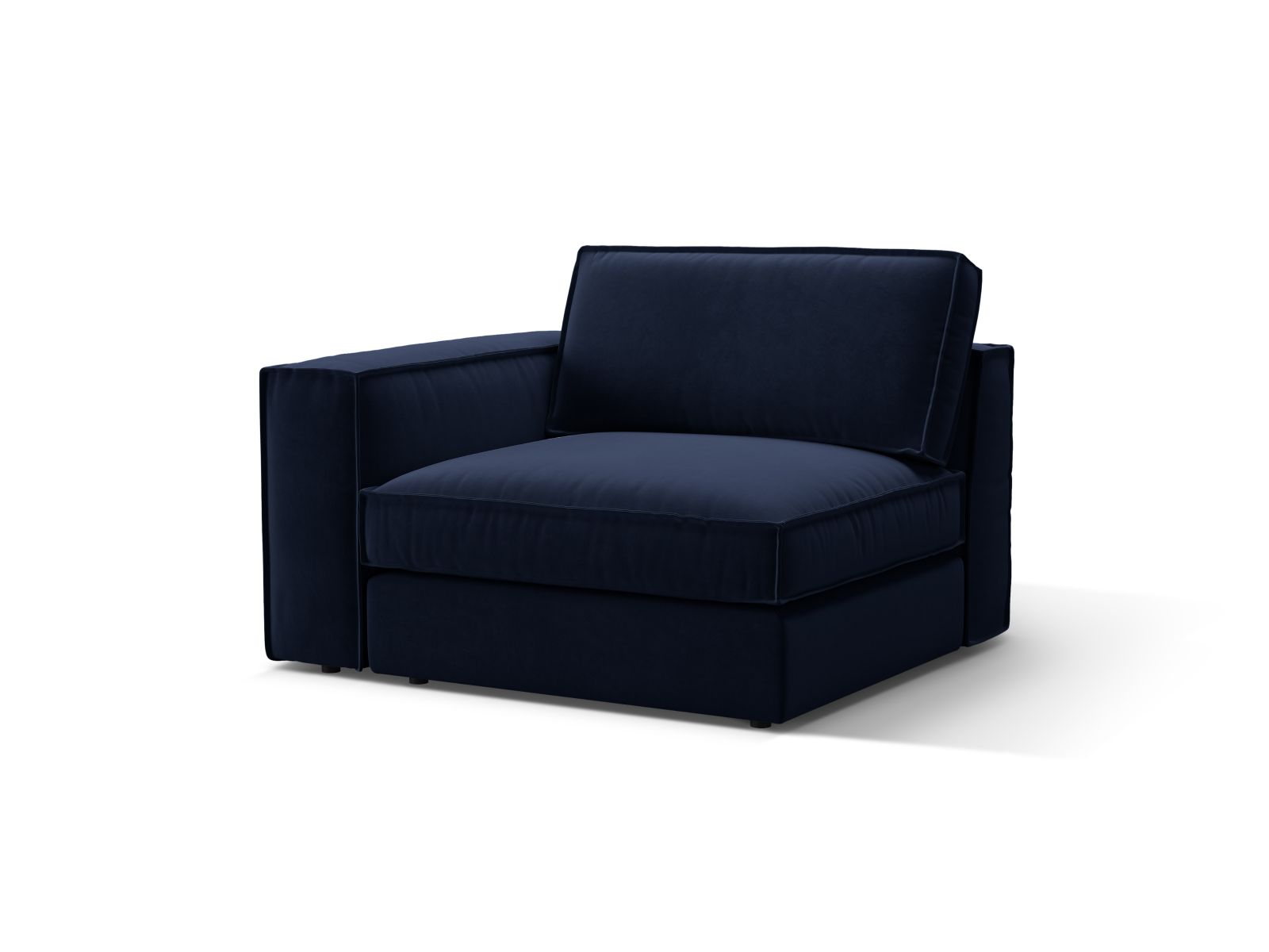 Velvet Modul Left, "Pola", 1 Seat, 118x103x88