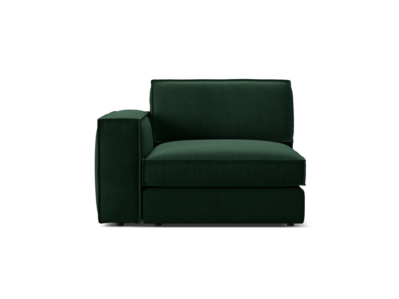 Velvet Modul Left, "Pola", 1 Seat, 118x103x88