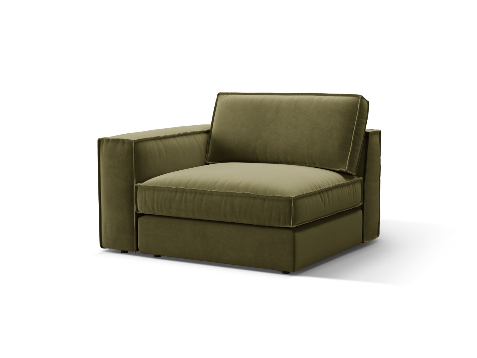 Velvet Modul Left, "Pola", 1 Seat, 118x103x88