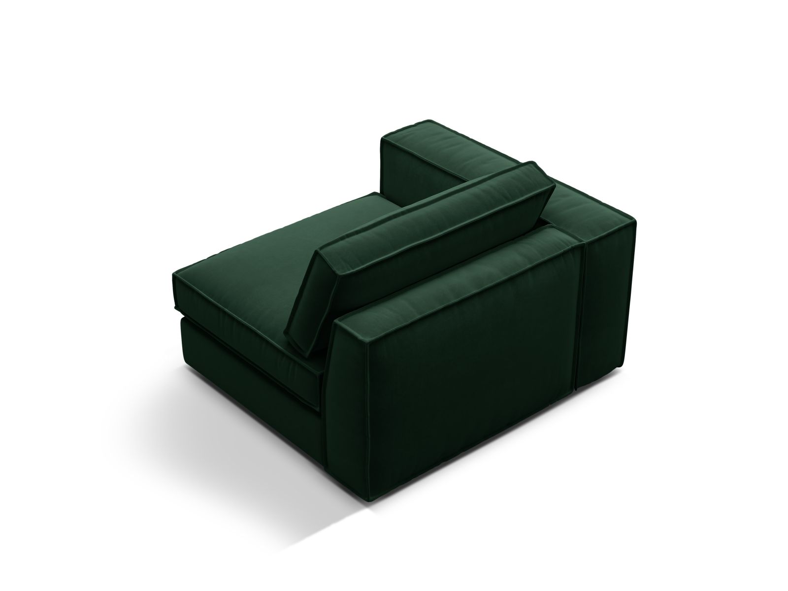 Velvet Modul Left, "Pola", 1 Seat, 118x103x88