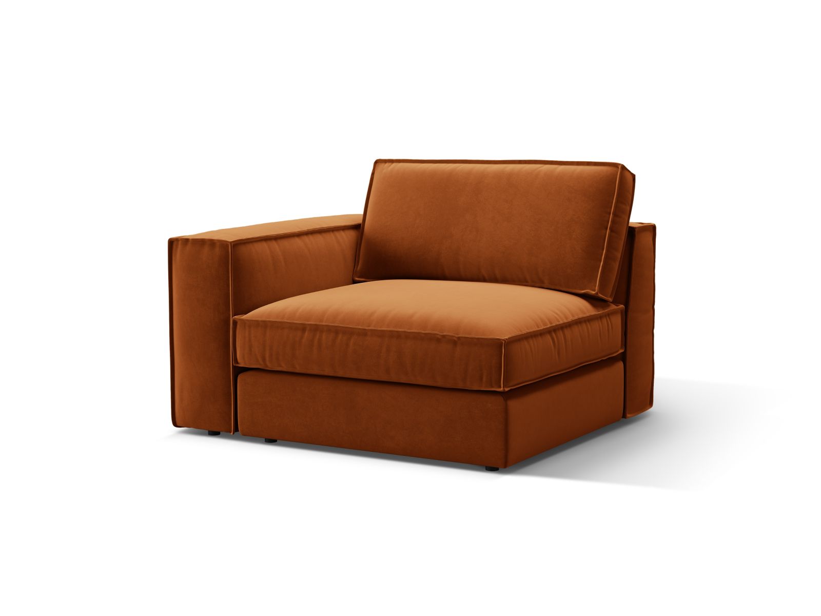 Velvet Modul Left, "Pola", 1 Seat, 118x103x88