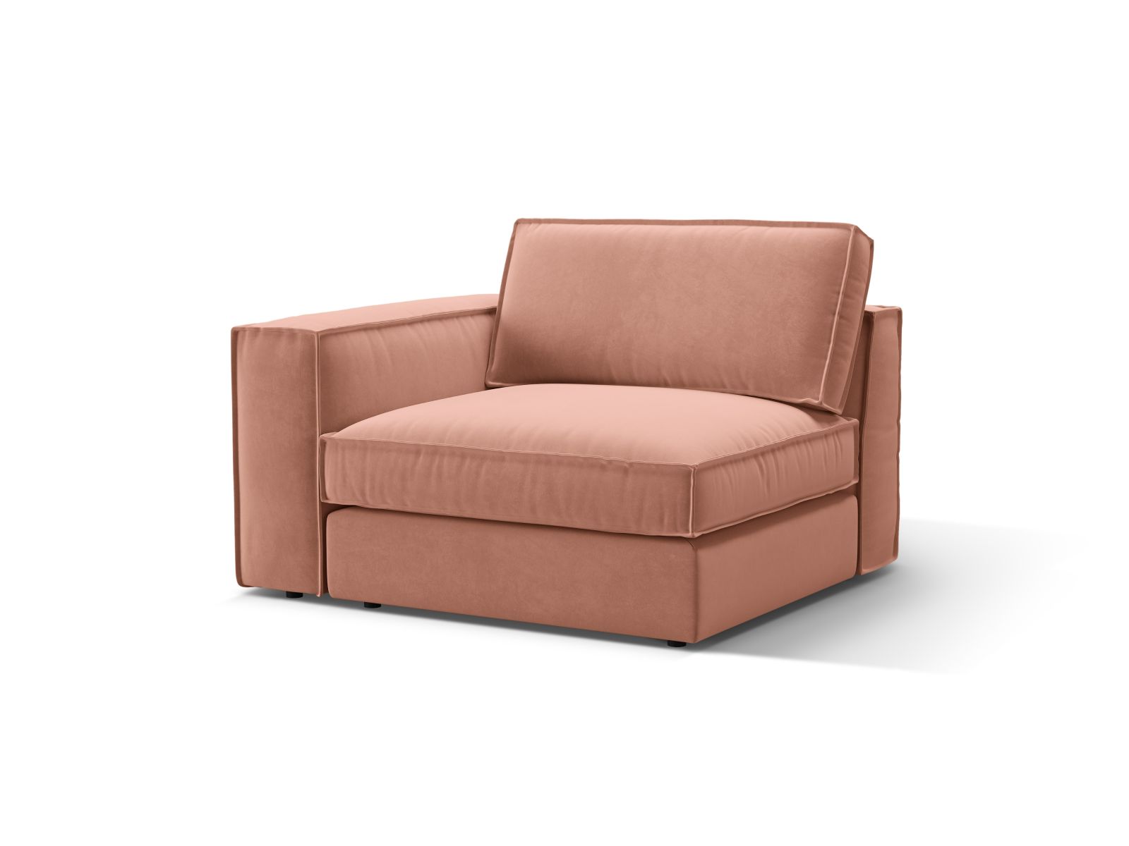 Velvet Modul Left, "Pola", 1 Seat, 118x103x88