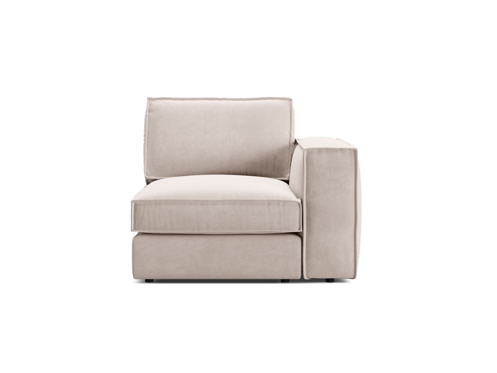 Velvet Modul Right, "Pola", 1 Seat, 103x103x88