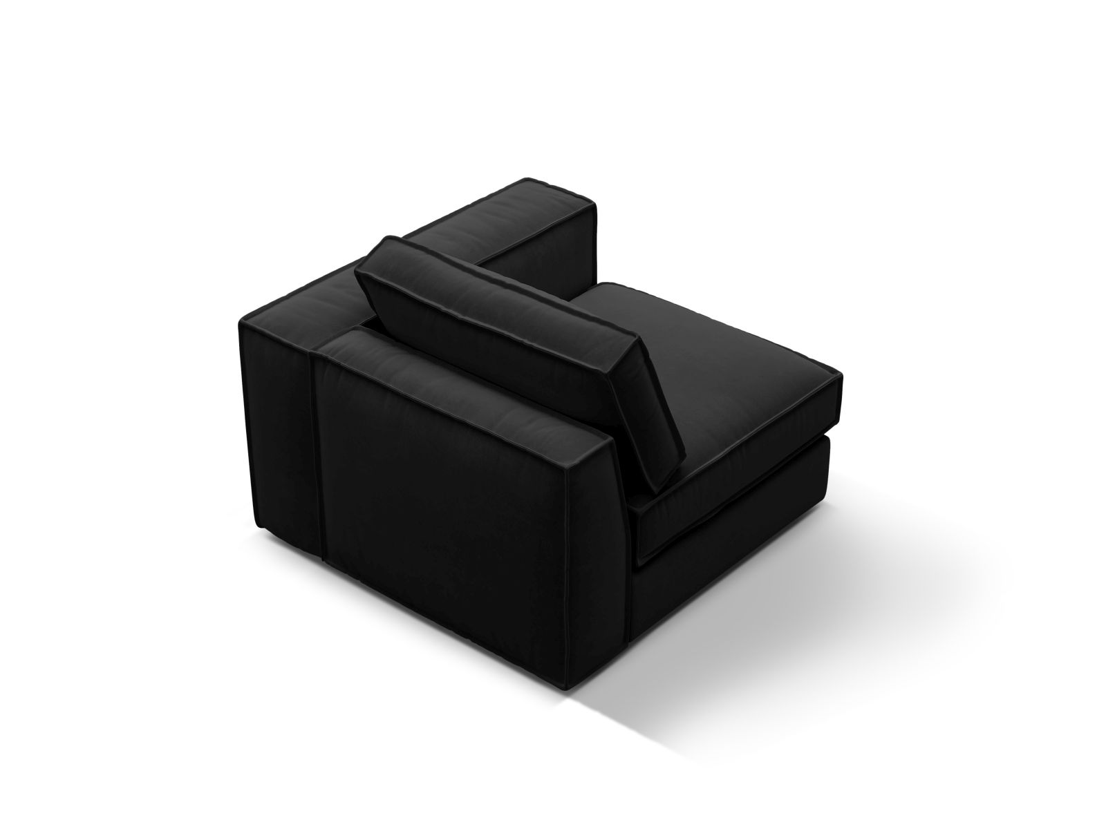 Velvet Modul Right, "Pola", 1 Seat, 103x103x88